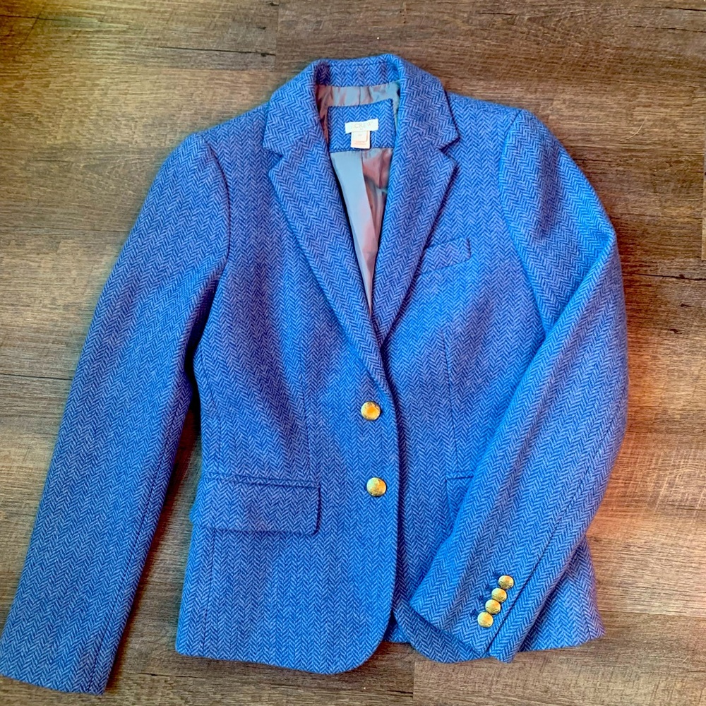Light Blue Wool schoolboy Blazer